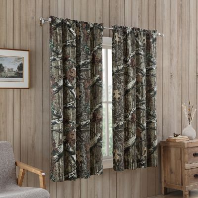 Camouflage Window Panel Pair, Mossy Oak Curtains