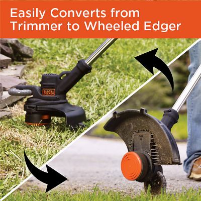 Image showing  12 in. 20V Max Straight Shaft Cordless String Trimmer/Edger, Battery and Charger Included