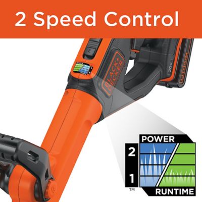 Image showing  12 in. 20V Max Straight Shaft Cordless String Trimmer/Edger, Battery and Charger Included