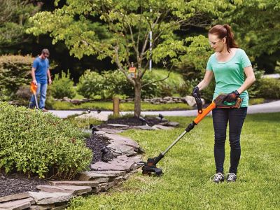 Image showing 5 th Black & Decker 12 in. 20V Max Straight Shaft Cordless String Trimmer/Edger, Battery and Charger Included