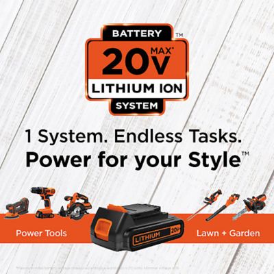 LST522E1AEV 12-Inch beyond by BLACK+DECKER 20V MAX String Trimmer Edger 