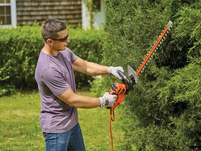 Image showing 6 th Black & Decker 20 in. 3.8A Corded Hedge Trimmer