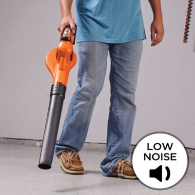 Image showing 8 th Black & Decker LSW321 130 MPH/350 CFM 20V Max Cordless Handheld Leaf Blower, Battery and Charger Included