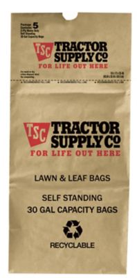 Image showing  30 gal. 2-Ply Paper Lawn and Leaf Bags, 5 ct.