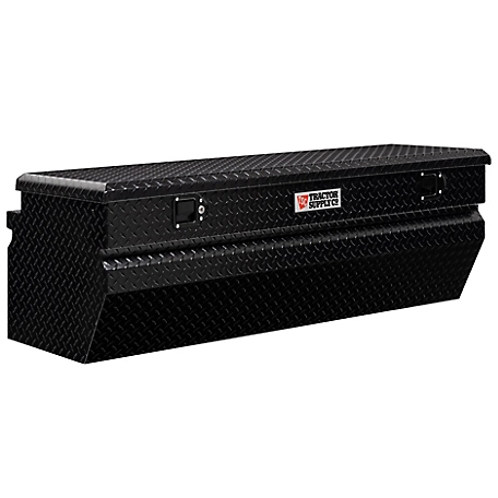 Tractor Supply 57 in. Black Aluminum Chest Truck Tool Box