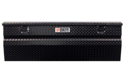 Image showing  57 in. Aluminum Truck Tool Box Chest, Black