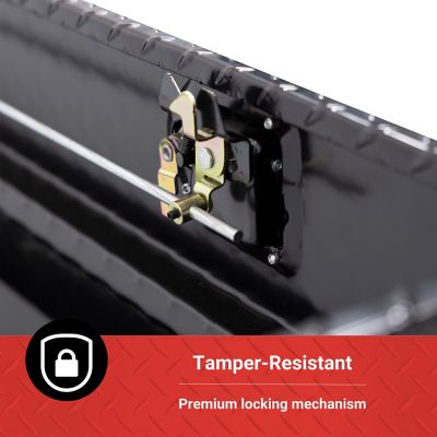 Image showing 5 th Tractor Supply 57 in. Aluminum Truck Tool Box Chest, Black