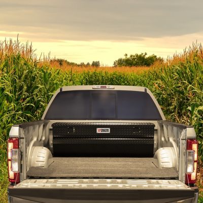 Image showing 8 th Tractor Supply 57 in. Aluminum Truck Tool Box Chest, Black