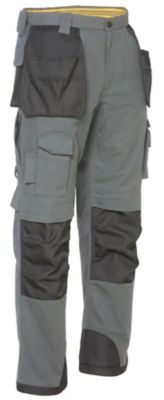 30Wx30L Dark Earth/Black Caterpillar Mens Cargo Pant with Holster Pockets