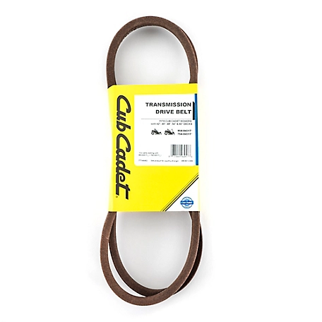 Cub Cadet 42 in., 46 in., 48 in., 54 in. and 60 in. Deck Lawn Mower Transmission Drive Belt for Cub Cadet RZT Mowers