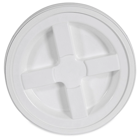 3.5, 5 Gallon Screw Top Lid, White - Best Containers