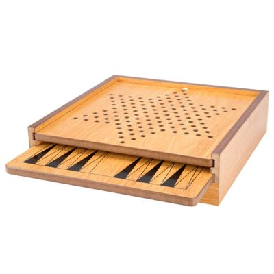 Image showing 5 th Hey! Play! 7-in-1 Combo Game with Chess, Ludo, Chinese Checkers and More, For Ages 6+