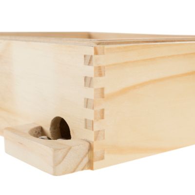 Image showing 5 th Hey! Play! Labyrinth Wooden Maze Game with 2 Steel Marbles Puzzle Game, 2 Players, For Ages 6+