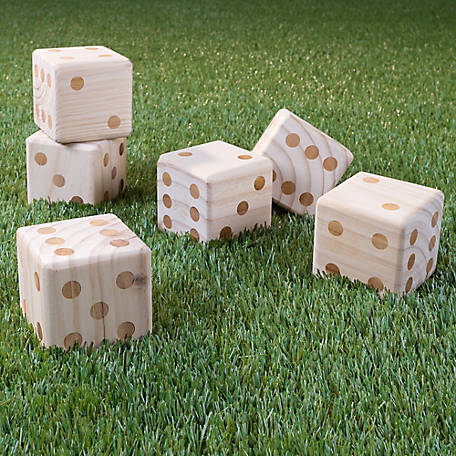 DICE CURB FEELERS TRANSPARENT SMOKED DICE WITH RED DOTS