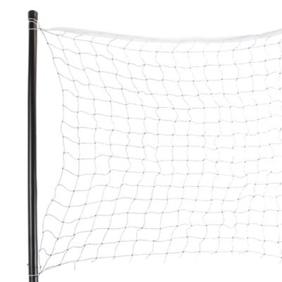 Image showing  Badminton Set Complete Outdoor Yard Game with 4 Racquets, Net with Poles, 3 Shuttlecocks and Carrying Case