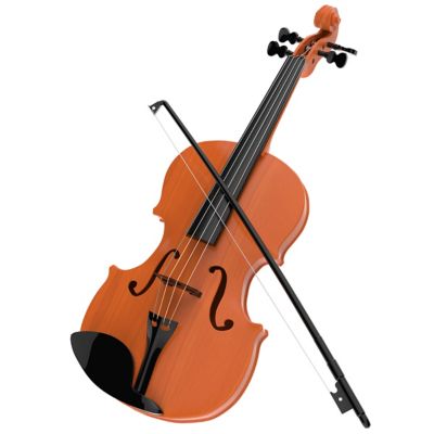 Hey! Play! Battery-Operated Musical Toy Violin with Bow, 18 in. x 6.5 in.