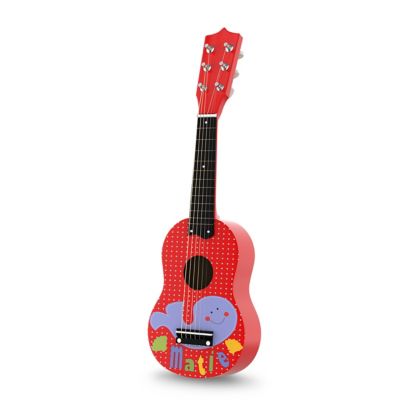 a toy guitar