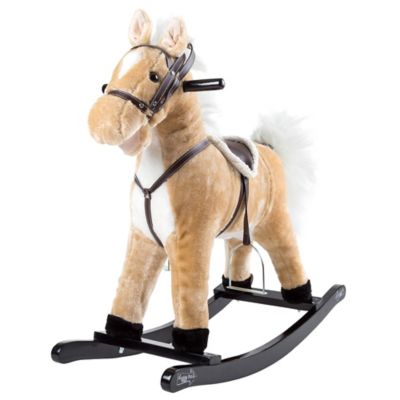 happy trails plush rocking horse