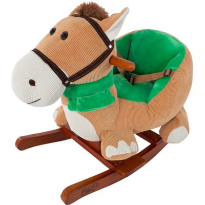 stuffed rocking horse with sound