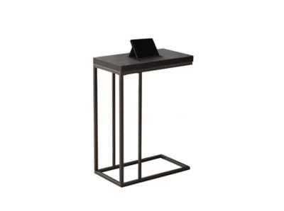 Monarch Specialties C-Shaped Accent Side Table