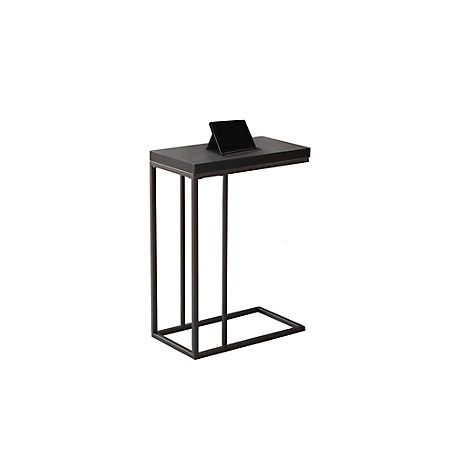 Monarch Specialties C-Shaped Accent Side Table