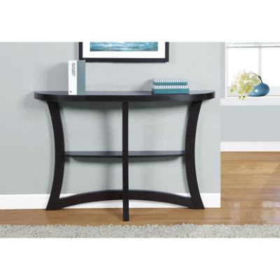 Monarch Specialties 47 in. Half-Moon Hall Console Table