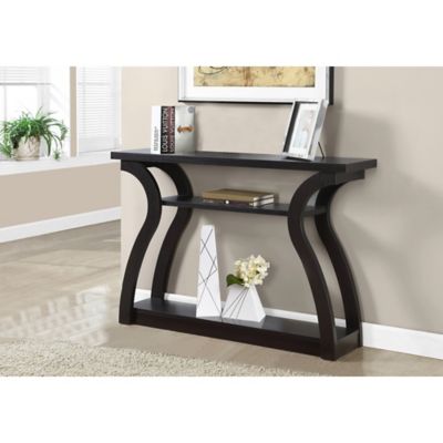 Monarch Specialties 47 in. Modern 3-Tier Console Table