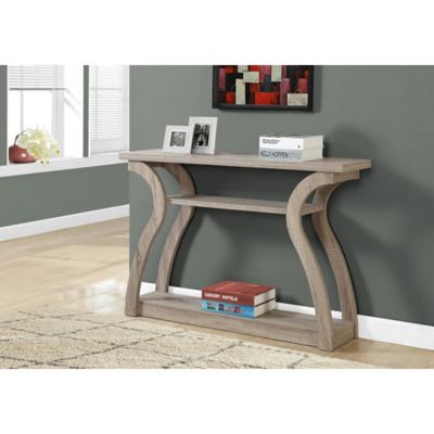 Monarch Specialties 47 in. Modern 3-Tier Console Table