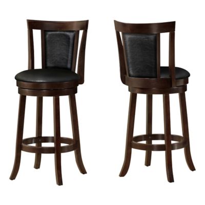 Monarch Specialties 43 In Swivel Bar, Swivel Bar Height Stools With Arms