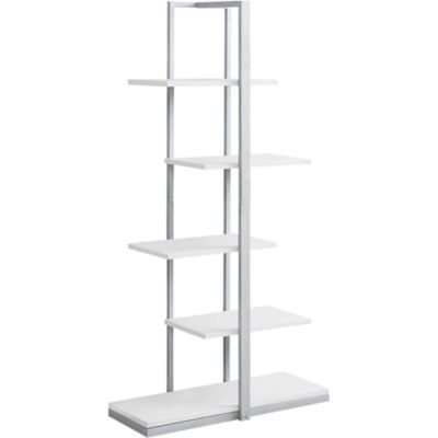Image showing  5-Shelf Asymmetrical Metal Etagere Bookcase