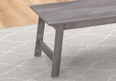 Image showing  3 pc. Modern Coffee Table and Side Table Set, Gray