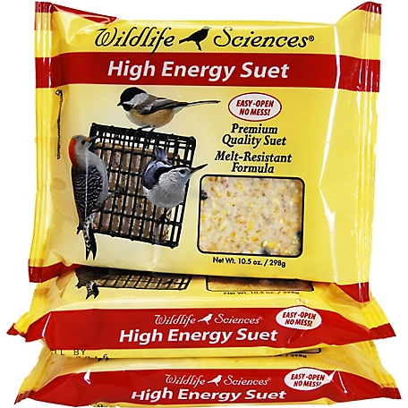 Wildlife Sciences High-Energy No-Melt Suet Cakes