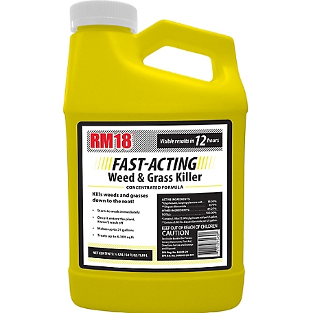 RM18 64 oz. Fast-Acting Grass and Weed Killer with Diquat