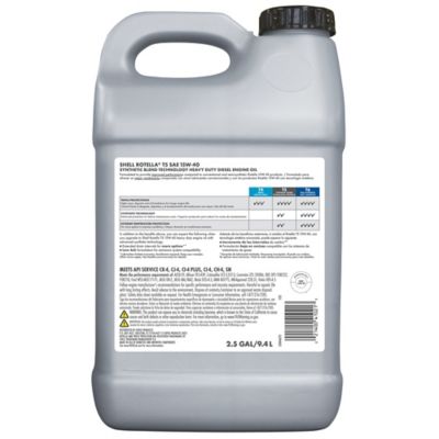 Image showing  2.5 gal. 15W-40 Rotella T5 Heavy-Duty Motor Oil