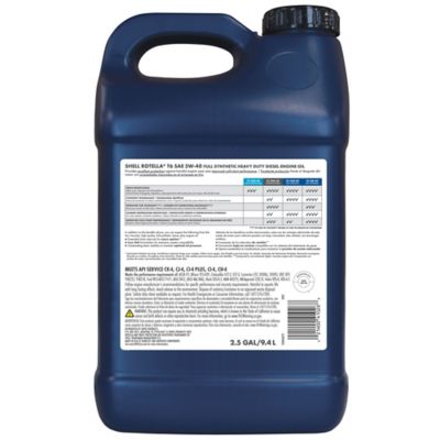 Image showing  2.5 gal. 5W-40 T6 Full Synthetic Heavy-Duty Motor Oil