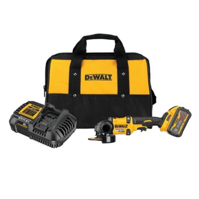 DeWALT DCG418X1 4 1/2 to 6 in. Dia. 13A 60V FlexVolt Lithium-Ion Angle Grinder Kit