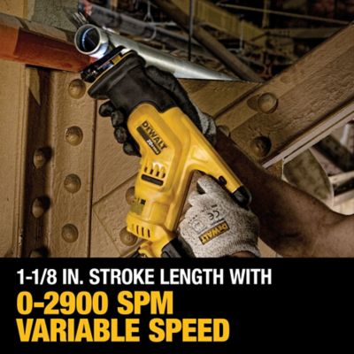 Image showing 6 th DEWALT 20V Max Cordless Lithium-Ion Compact Reciprocating Saw Kit