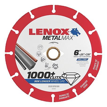 Lenox 6 in. MetalMax Cutting Wheel
