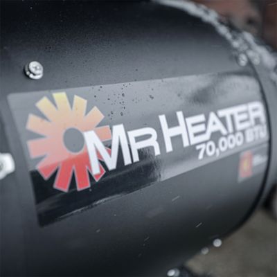 Image showing  Kerosene Portable Radiant Forced Air Heater, 1,750 sq. ft., 70,000 BTU