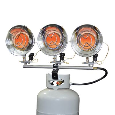 Mr. Heater Propane Triple Tank Top Heater, 1,125 sq. ft., 10,000-45,000 BTU