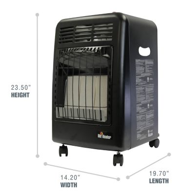 Image showing  Propane Cabinet Portable Radiant Heater, 450 sq. ft., 18,000 BTU