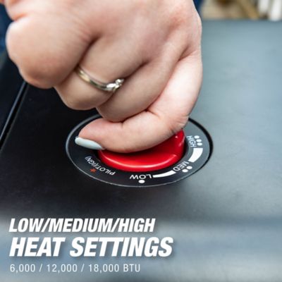 Image showing  Propane Cabinet Portable Radiant Heater, 450 sq. ft., 18,000 BTU