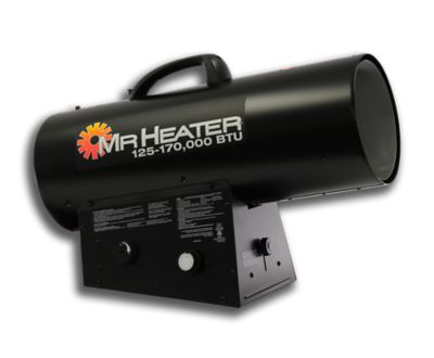 Mr. Heater Propane Quiet Burner Technology Forced Air Heater, 4,250 sq. ft., 170,000 BTU, Thermostat