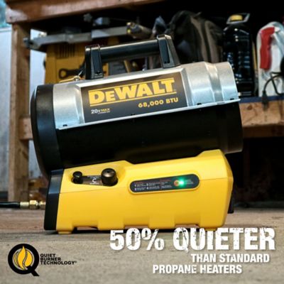 Image showing 7 th DEWALT 68,000 BTU 20V Max Cordless Propane Forced Air Heater