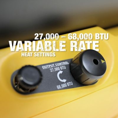 Image showing 8 th DEWALT 68,000 BTU 20V Max Cordless Propane Forced Air Heater