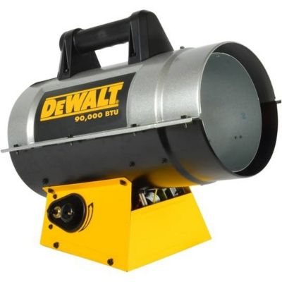 DeWALT 90,000 BTU Forced Air Propane Quiet Burner Technology Heater We received this torpedo heater via shipping