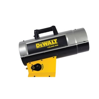DEWALT 150,000 BTU Forced Air Propane Quiet Burner Technology Heater