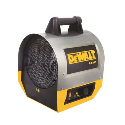 DeWALT Electric Portable Heater, 450 sq. ft., 11,000 BTU, 3.3 kW