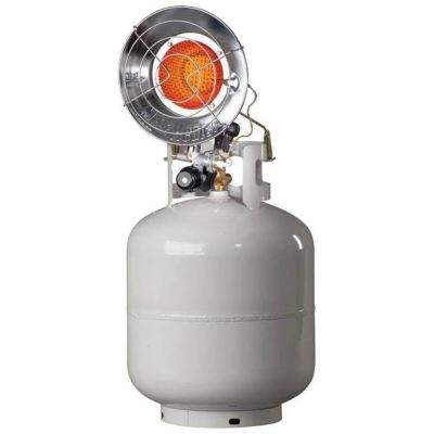 Mr. Heater Propane Electronic Spark Radiant Tank Top Heater, 375 sq. ft., 15,000 BTU