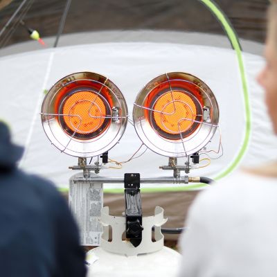 Image showing  Propane Double Tank Top Heater, 750 sq. ft., 30,000 BTU, Spark Ignition